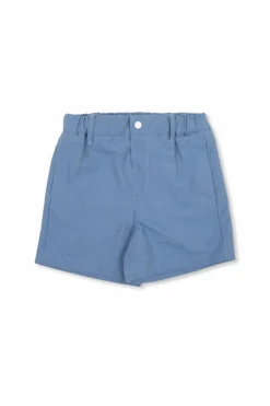 Moncler Enfant NIEBIESKI Bawełniane szorty