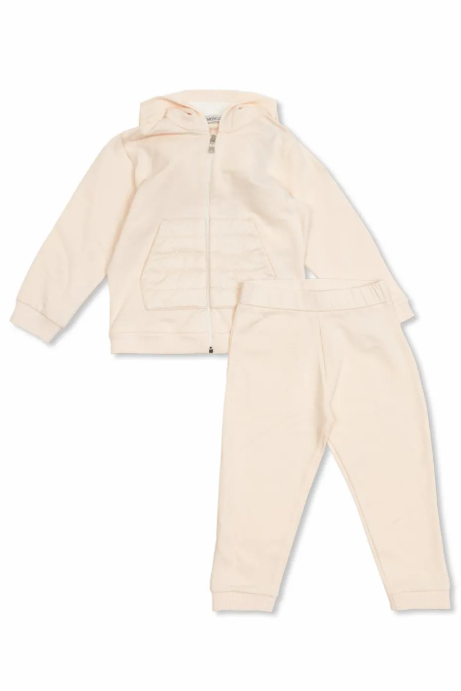 Moncler Enfant RÓŻOWY Komplet: bluza i spodnie dresowe