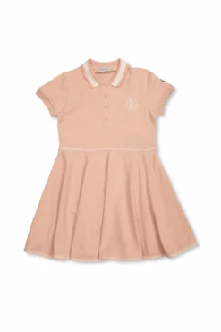 Moncler Enfant RÓŻOWY Sukienka z logo