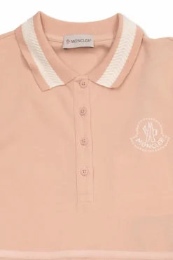 Moncler Enfant RÓŻOWY Sukienka z logo