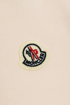 Moncler Enfant RÓŻOWY Sukienka z naszywką z logo