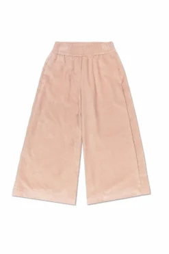 Moncler Enfant RÓŻOWY Sztruksowe spodnie