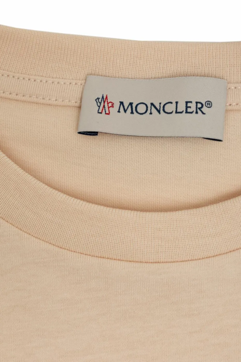 Moncler Enfant RÓŻOWY T-shirt z logo