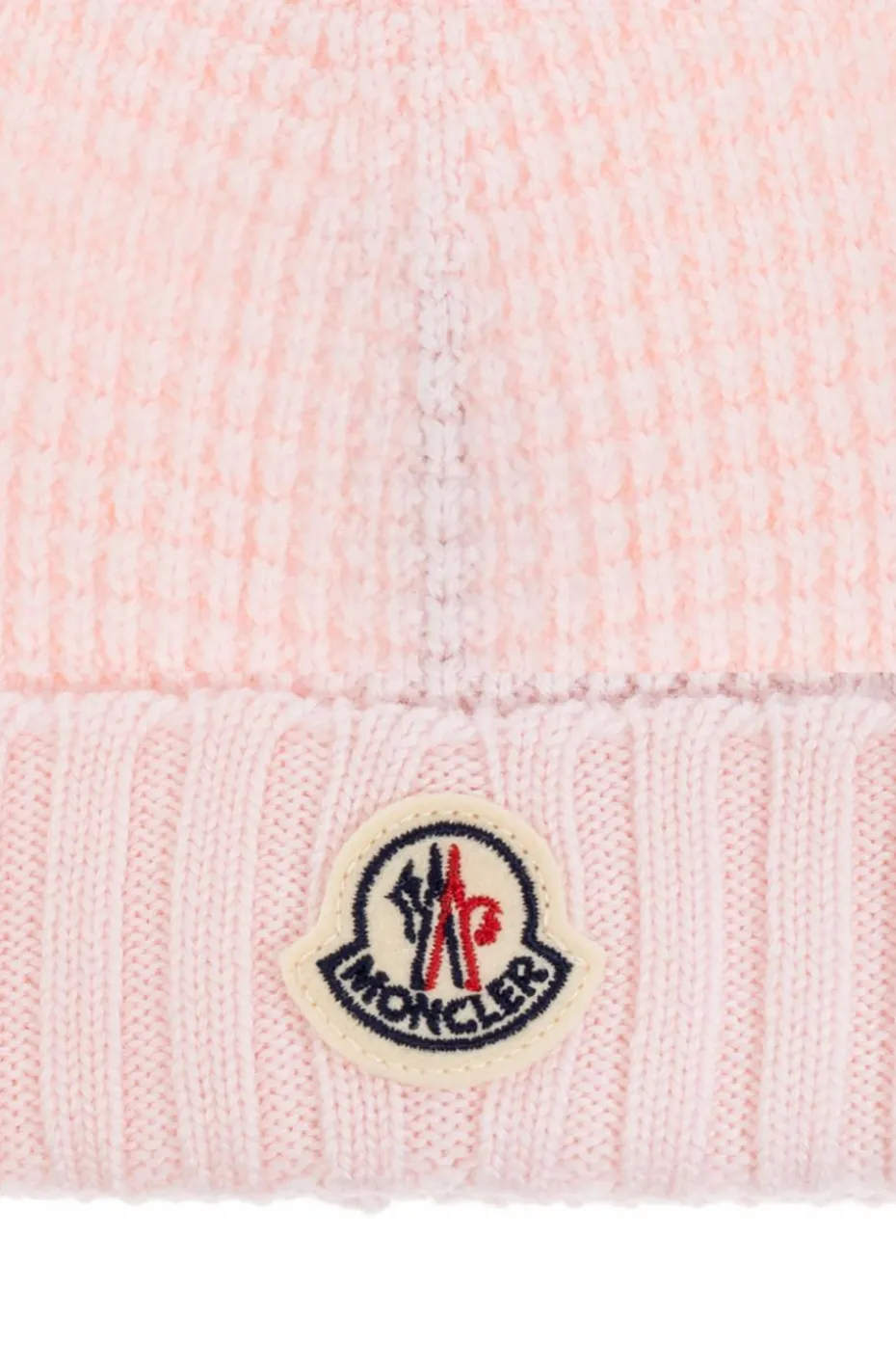 Moncler Enfant RÓŻOWY Wełniana czapka