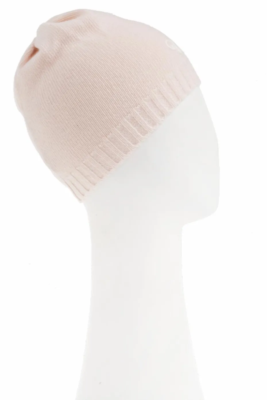 Moncler Enfant RÓŻOWY Wełniana czapka z wyszytym logo