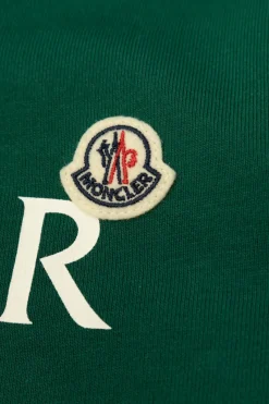 Moncler Enfant ZIELONY Bluza z logo