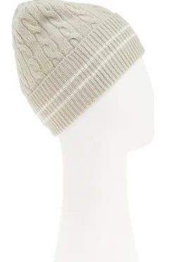 Moncler Enfant ZIELONY Czapka z naszywką z logo