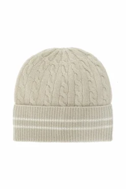 Moncler Enfant ZIELONY Czapka z naszywką z logo