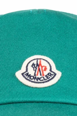 Moncler Enfant ZIELONY Czapka z daszkiem