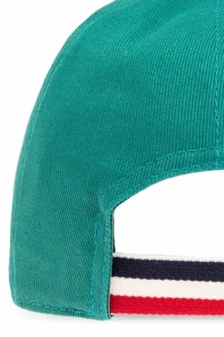 Moncler Enfant ZIELONY Czapka z daszkiem