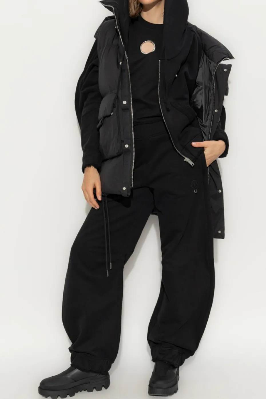 Moncler Genius CZARNY 6 MONCLER WILLOW SMITH
