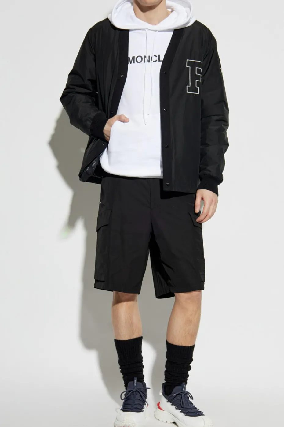 Moncler Genius CZARNY 7 MONCLER FRGMT HIROSHI FUJIWARA