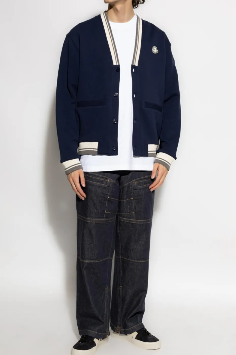 Moncler Genius GRANATOWY 3 MONCLER MERCEDES-BENZ DESIGNED BY NIGOLDENEYE
