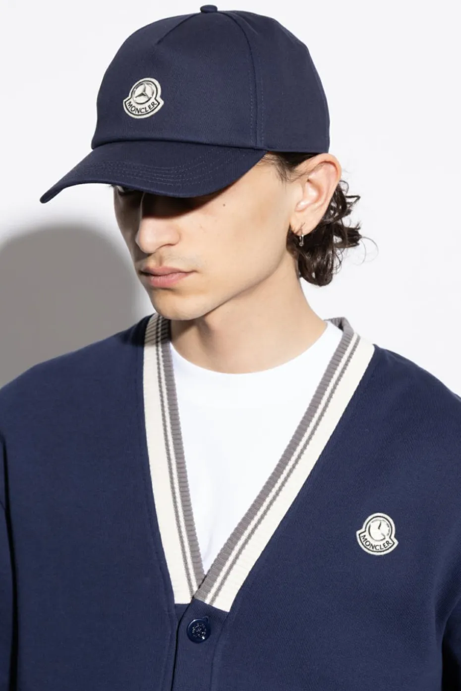 Moncler Genius GRANATOWY 3 MONCLER MERCEDES-BENZ DESIGNED BY NIGOLDENEYE