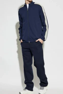 Moncler GRANATOWY Bawełniana bluza