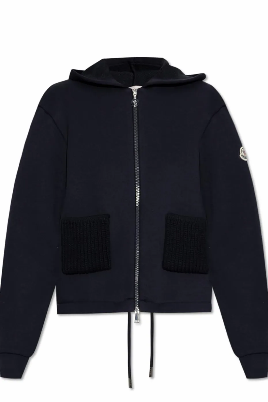 Moncler GRANATOWY Bluza z kapturem