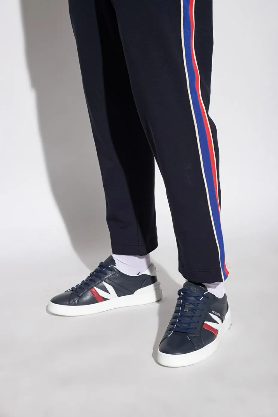 Moncler GRANATOWY Buty sportowe ‘Monaco’