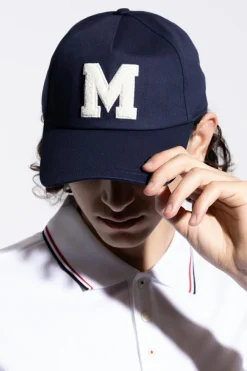 Moncler GRANATOWY Czapka z daszkiem