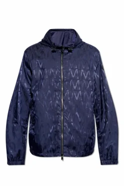 Moncler GRANATOWY Dwustronna kurtka ‘Lepontine’