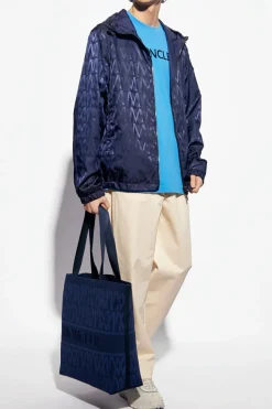 Moncler GRANATOWY Dwustronna kurtka ‘Lepontine’