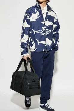 Moncler GRANATOWY Dwustronna kurtka `Lachat`
