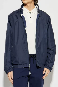 Moncler GRANATOWY Dwustronna kurtka `Lachat`