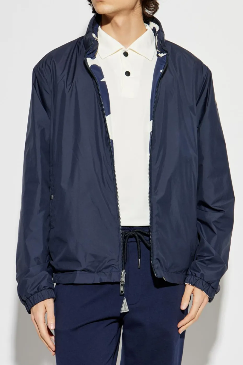 Moncler GRANATOWY Dwustronna kurtka `Lachat`
