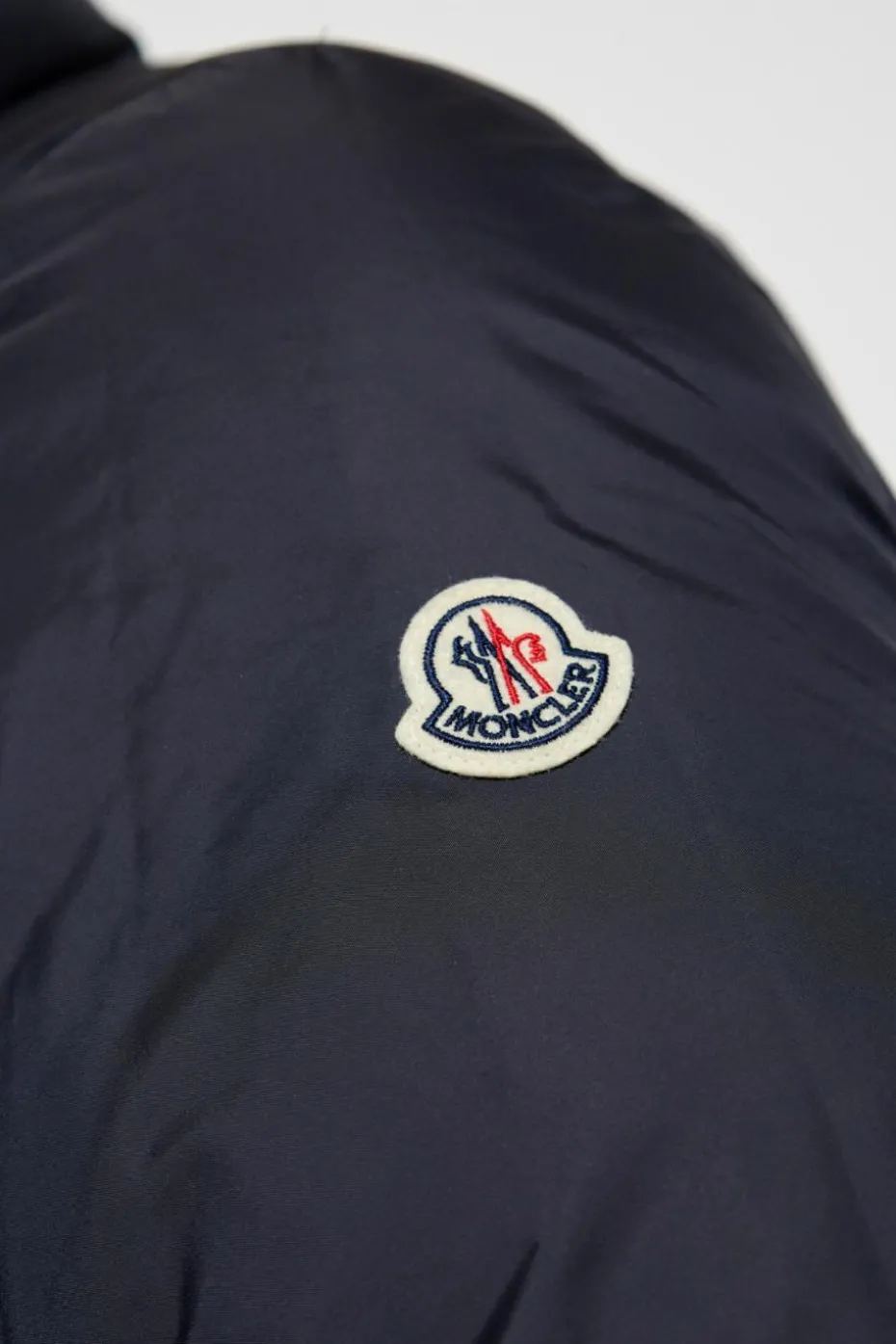 Moncler GRANATOWY Dwustronna kurtka `Peclet`