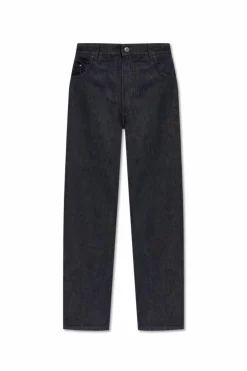 Moncler GRANATOWY Jeansy z logo