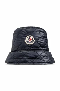 Moncler GRANATOWY Kapelusz z logo