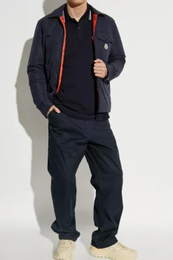 Moncler GRANATOWY Kurtka `Vigeon`