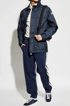 Moncler GRANATOWY Kurtka `Lez`