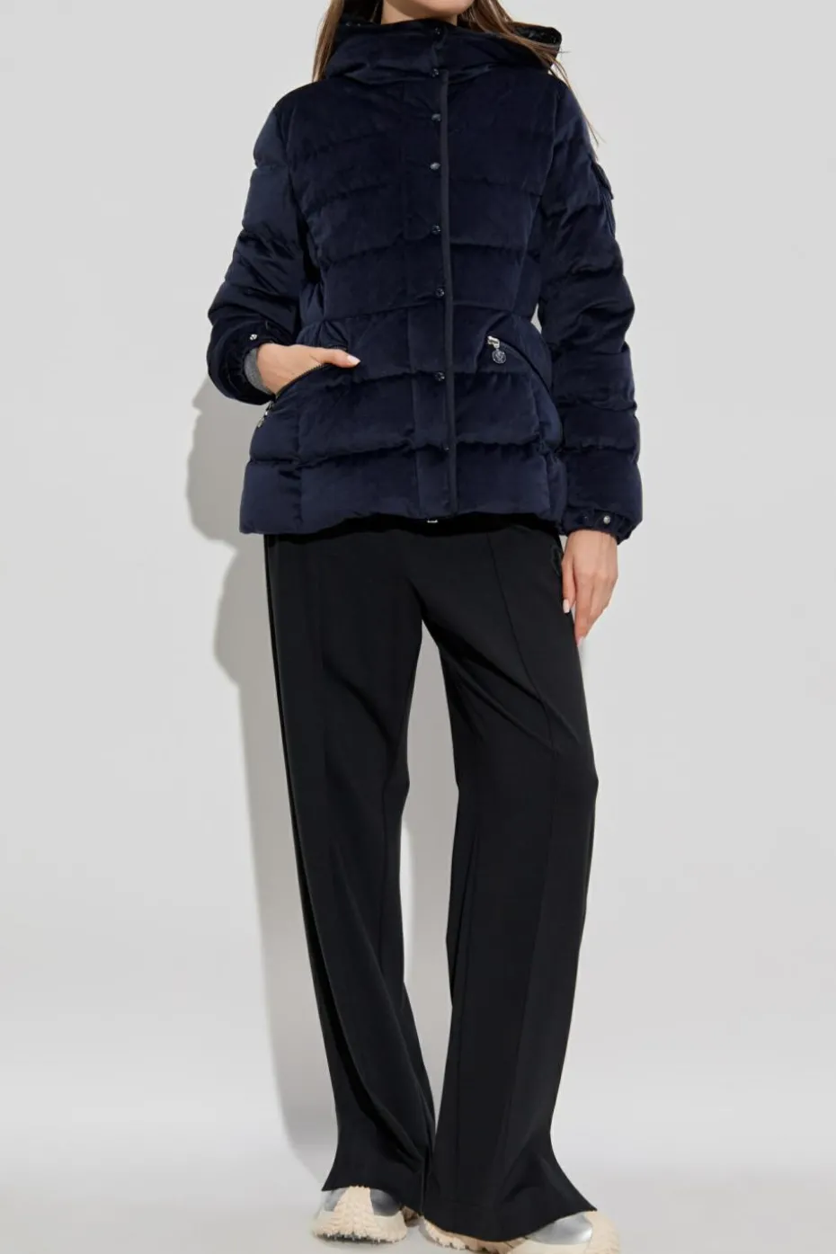 Moncler GRANATOWY Kurtka puchowa `Barante`