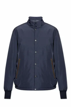 Moncler GRANATOWY Kurtka puchowa `Lanques`