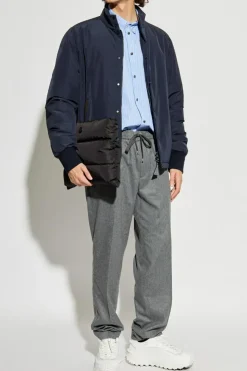Moncler GRANATOWY Kurtka puchowa `Lanques`