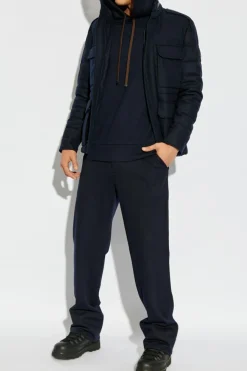 Moncler GRANATOWY Kurtka puchowa `Munt`