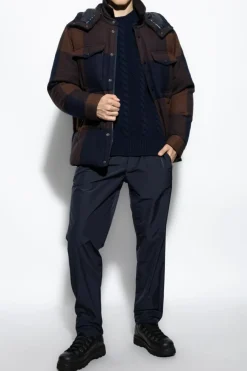Moncler GRANATOWY Kurtka puchowa `Ladurns`