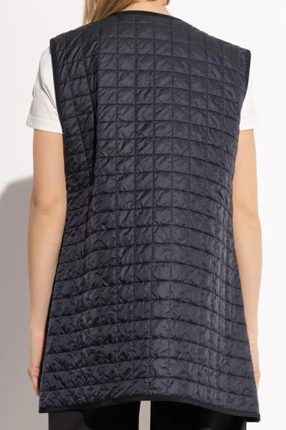 Moncler GRANATOWY Płaszcz `Gourdon`