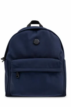 Moncler GRANATOWY Plecak z logo