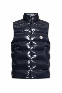 Moncler GRANATOWY Puchowa kamizelka `Tibb`