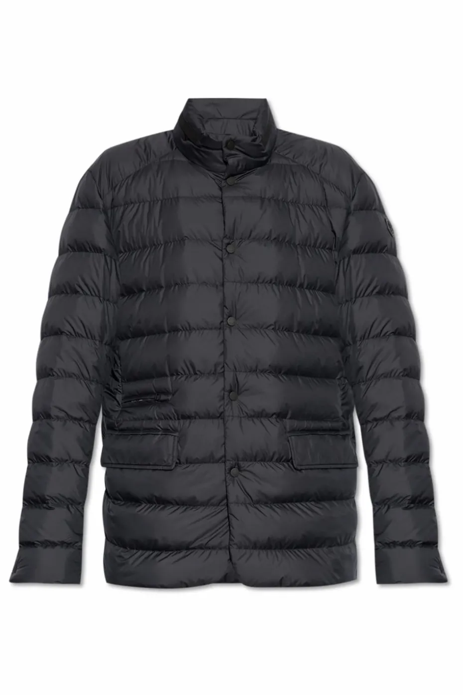 Moncler GRANATOWY Puchowa kurtka `Carrelet`