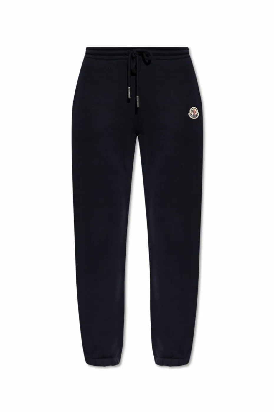 Moncler GRANATOWY Spodnie z logo