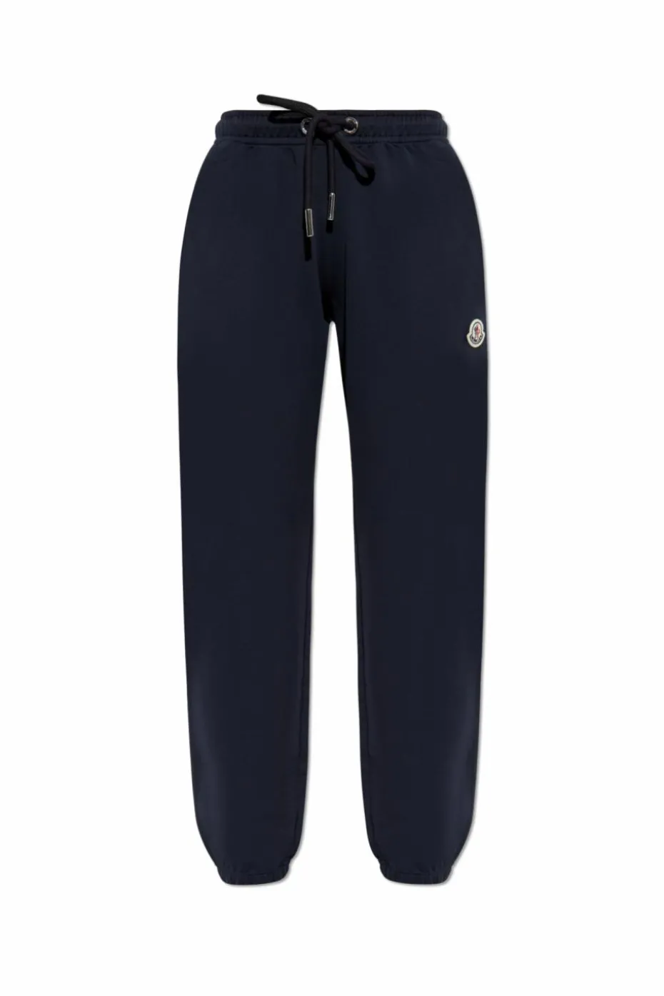 Moncler GRANATOWY Spodnie dresowe z logo