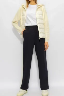 Moncler GRANATOWY Spodnie dresowe
