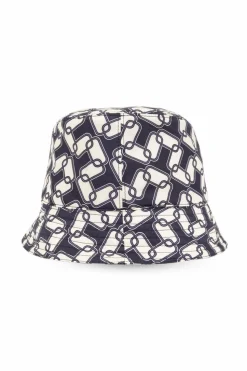Moncler GRANATOWY Wzorzysty kapelusz