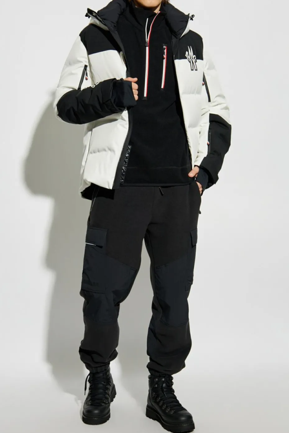 Moncler Grenoble CZARNY MONCLER GRENOBLE APRES-SKI