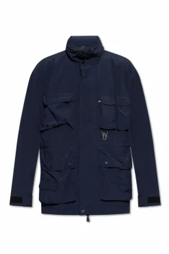 Moncler Grenoble GRANATOWY MONCLER GRENOBLE DAY-NAMIC
