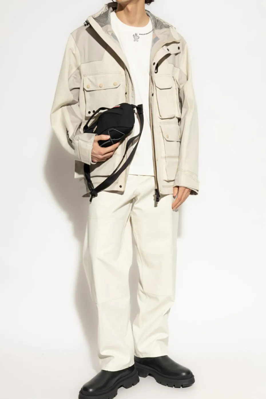 Moncler Grenoble kremowy MONCLER GRENOBLE DAY-NAMIC