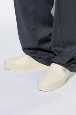Moncler kremowy Buty `Monclub` typu `slip-on`