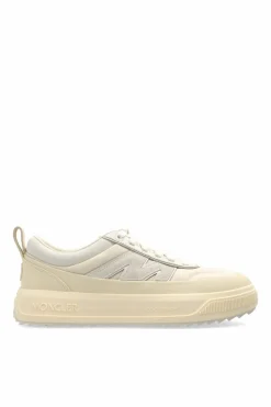 Moncler kremowy Buty sportowe z logo